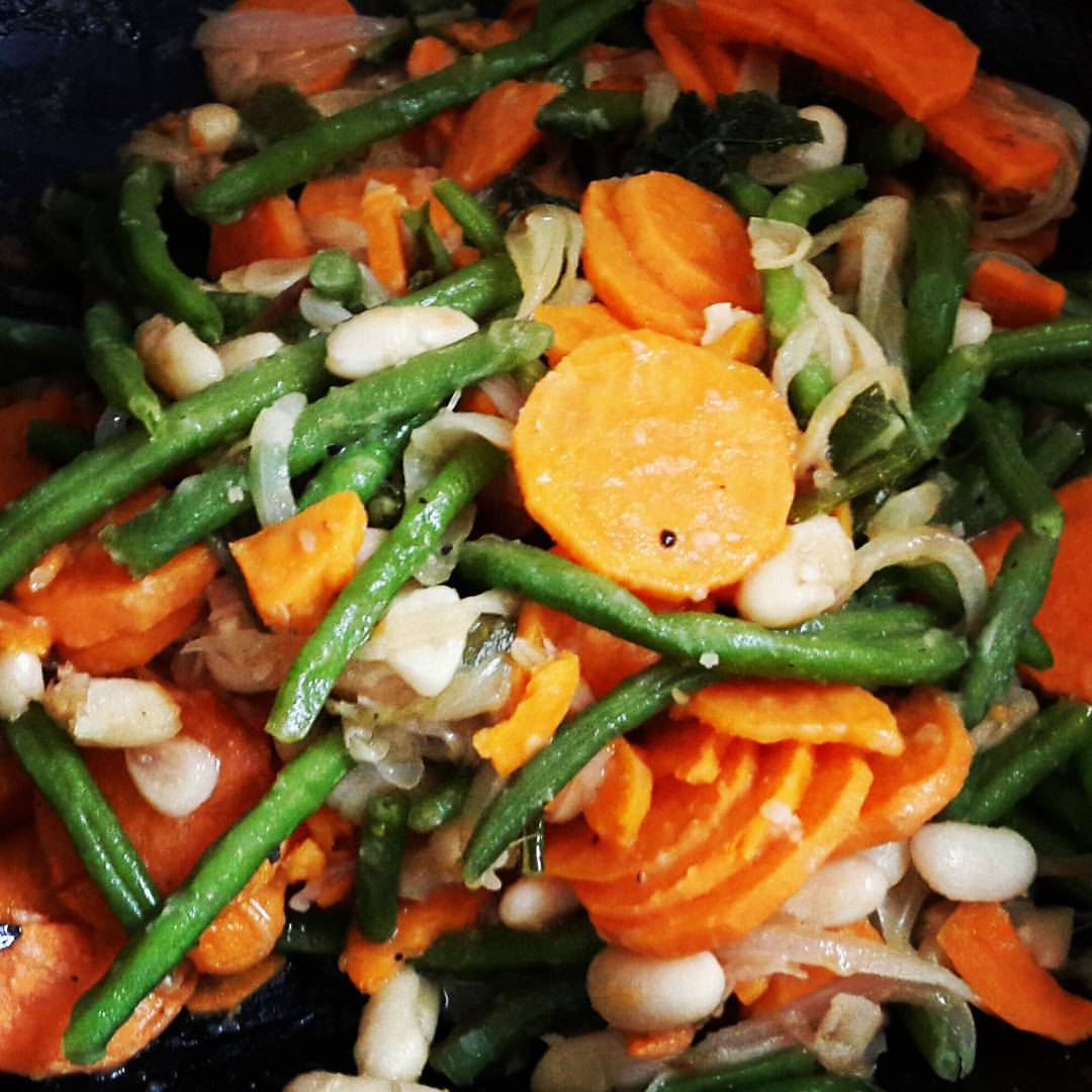 בטטות שעועית ומרווה רק בריאות מתכון 16